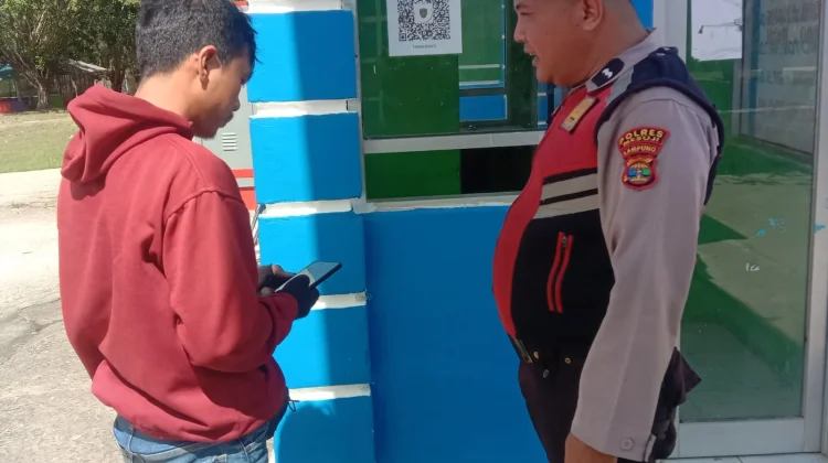Teknologi QR Code Awasi Patroli Polisi Mesuji