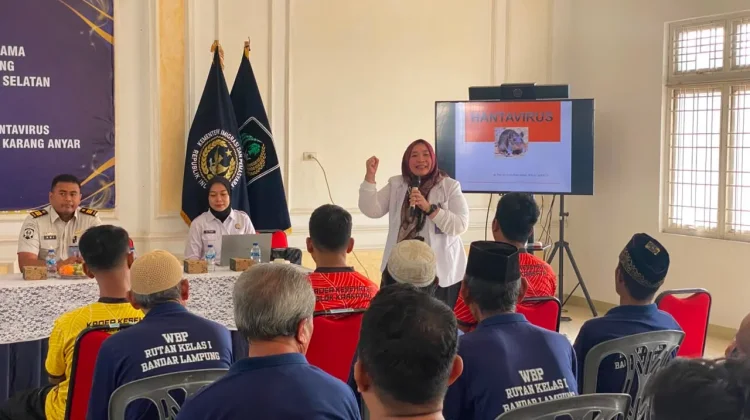 Rutan Bandar Lampung Gelar Sosialisasi Pencegahan Hantavirus