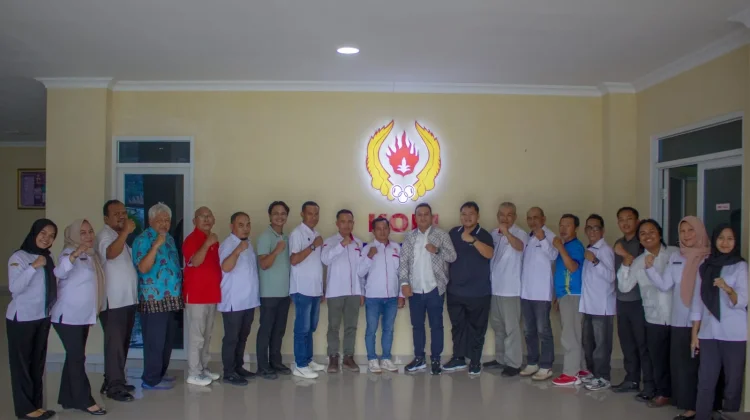 KONI Bandar Lampung Terima Kunjungan Dua Daerah