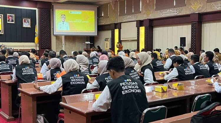 BPS Lampung Libatkan 8.600 Petugas untuk Sensus Ekonomi 2026