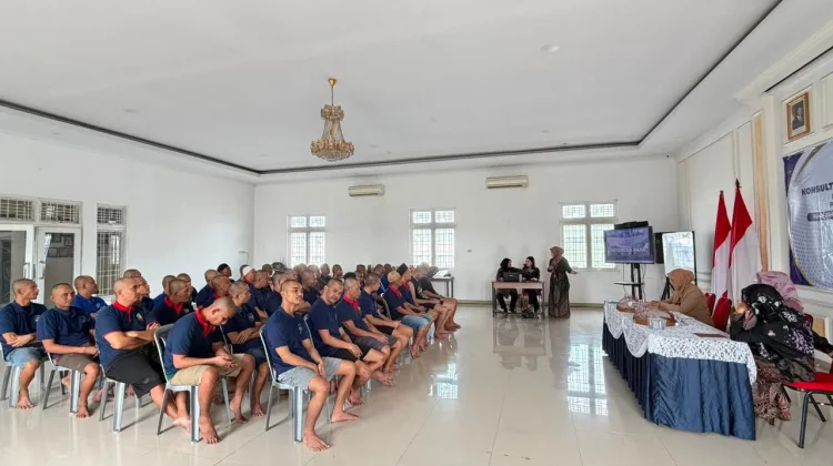 Rutan Bandar Lampung Gelar Penyuluhan Hukum kepada Warga Binaan