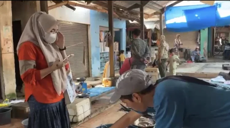 Harga Ikan di Pasar Kedondong Pesawaran Stabil