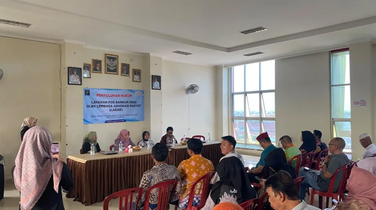 Lembaga Advokasi Rakyat Berikan Penyuluhan Hukum Kepada Perangkat Desa