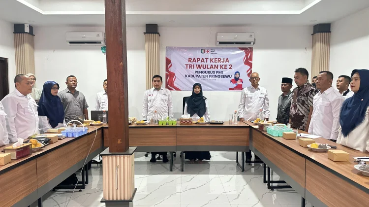 Pengurus PMI Pringsewu Matangkan Strategi Sukseskan Bulan Dana PMI 2026