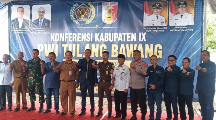 Konferkab IX PWI Tulangbawang Resmi Dimulai, Dua Kandidat Bersaing