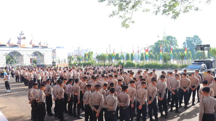 Ratusan Personel Gabungan Amankan Aksi Unjuk Rasa di DPRD Lampung