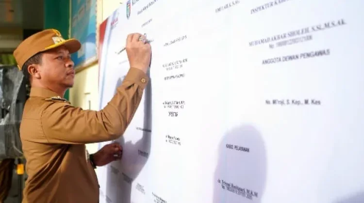 Bupati Pringsewu Canangkan Zona Integritas di RSUD Pringsewu