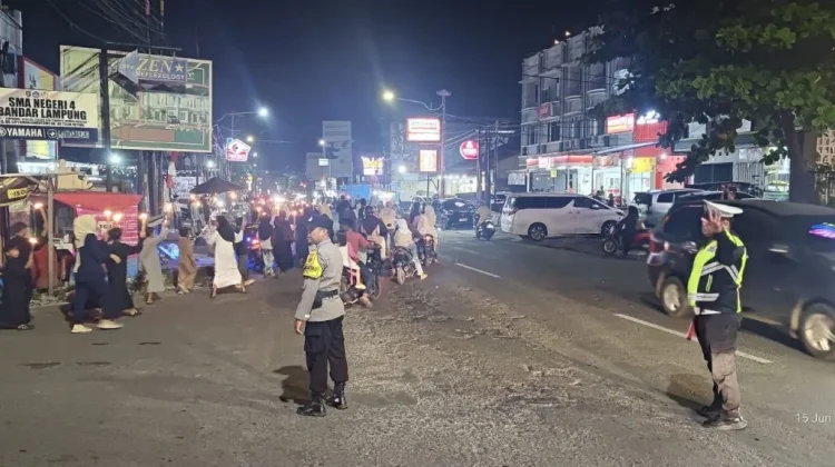 Polisi Amankan Pawai Obor 1 Muharram di Tiga Lokasi Teluk Betung Utara