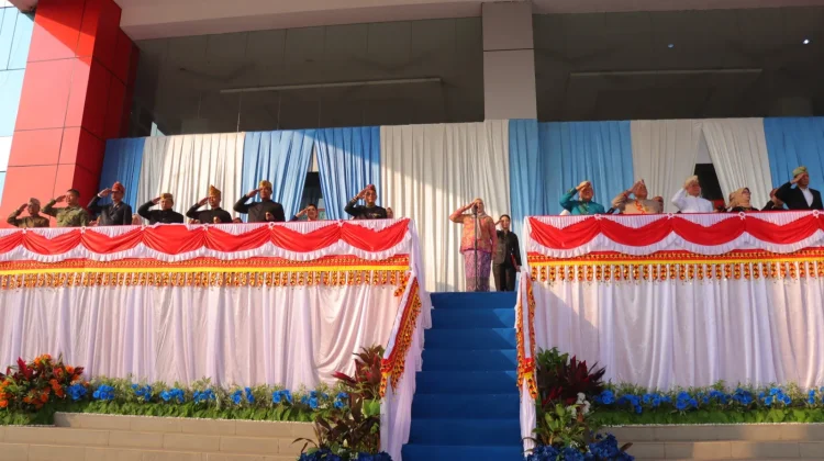 Kapolresta Hadiri Upacara Peringatan HUT ke-344 Kota Bandar Lampung