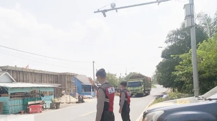Polres Mesuji Patroli Janji Jaga di Perbatasan Mesuji - Sumsel