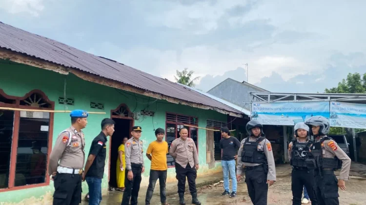 Polres Lampung Utara Datangi Lokasi Anak-Anak Gunakan Alat Bekas Narkoba