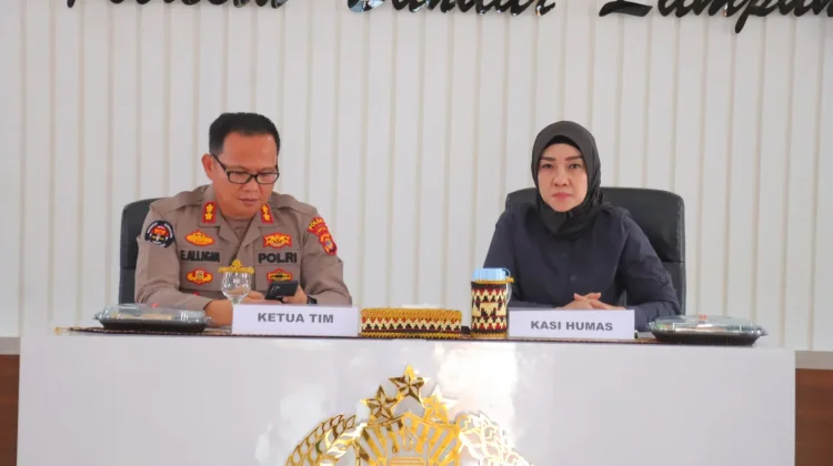 Humas Polda Lampung Supervisi di Polresta Bandar Lampung