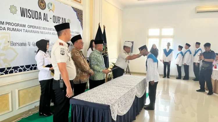 Rutan Bandar Lampung Gelar Wisuda Al-Qur'an Program OBBA
