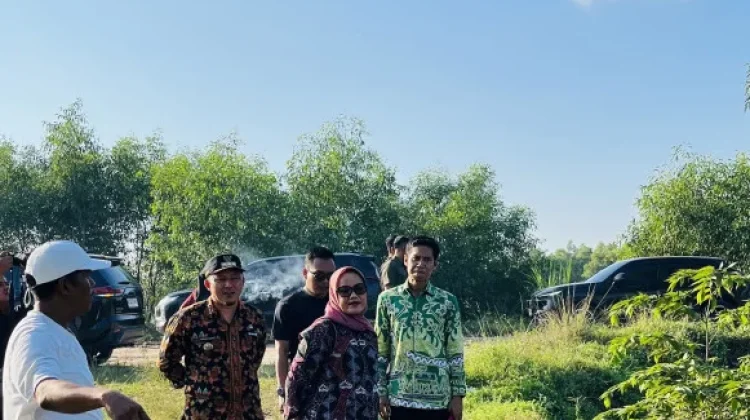 Lahan Eks Tambang di Pasir Sakti Disiapkan Menjadi Sawah Produktif