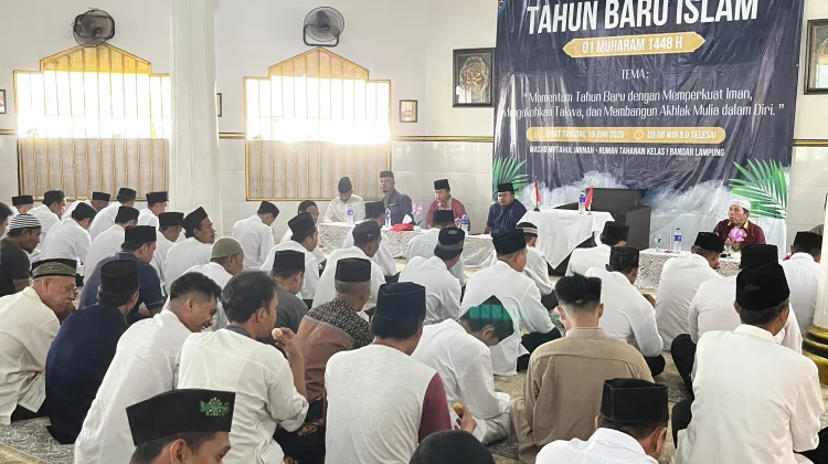 Peringati Tahun Baru Islam, Rutan Bandar Lampung Gelar Istighosah