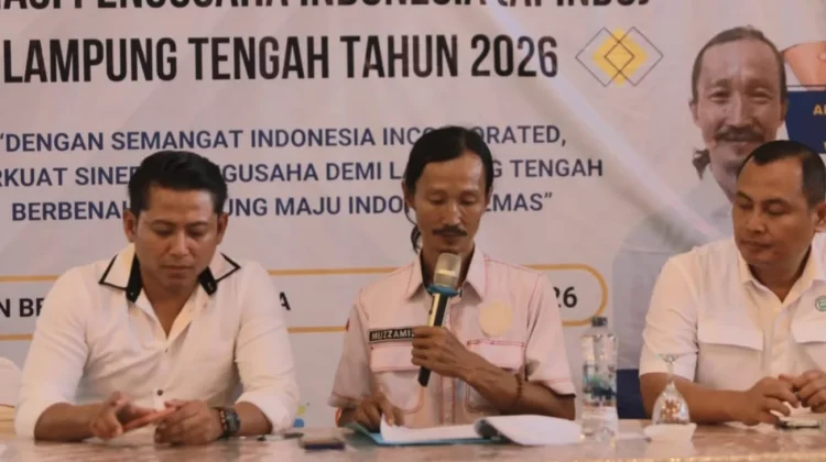 Samsuri Terpilih Aklamasi Pimpin APINDO Lampung Tengah
