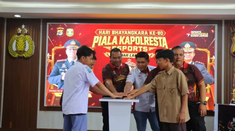 Kapolresta Bandar Lampung Buka Turnamen Esports Tingkat Pelajar