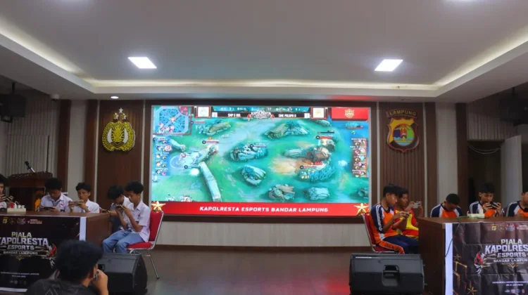 105 Tim Ramaikan Turnamen Esports Piala Kapolresta Bandar Lampung 2026