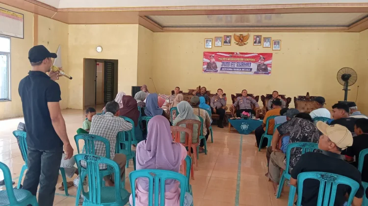 Warga Mesuji Curhat Langsung ke Kapolres