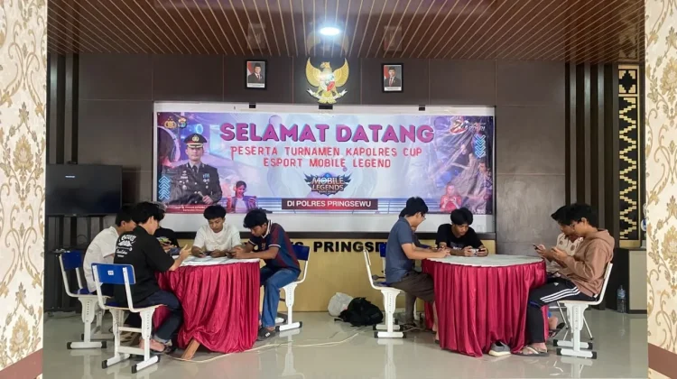 Polres Pringsewu Rangkul Generasi Z lewat Turnamen Mobile Legends Gratis