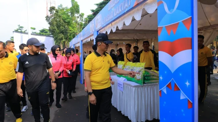 Hari Bhayangkara ke-80, Polda Lampung Ajak Puluhan UMKM dalam Bazar dan Pasar Rakyat