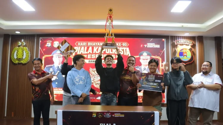 Tim Bujang Juara Mobile Legends Umum, Siap Bawa Nama Polresta ke Tingkat Polda