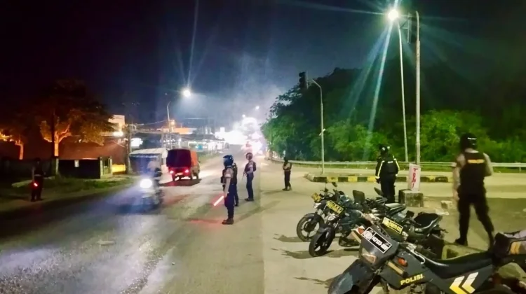 Polres Lampung Tengah Intensifkan Patroli Malam Perkuat Pengamanan