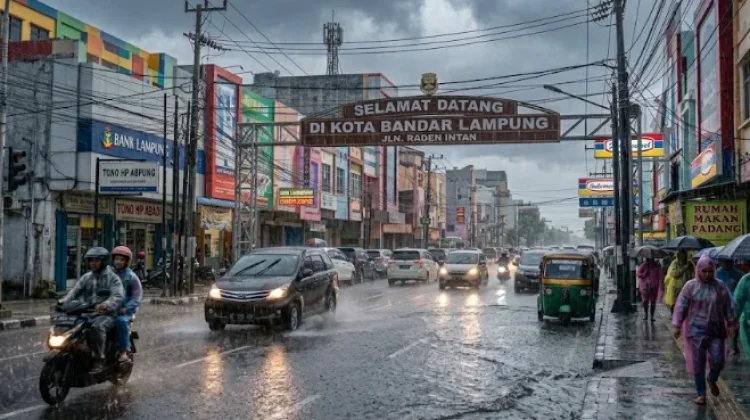 BMKG: Sebagian Besar Wilayah Lampung Berpotensi Diguyur Hujan pada 22 Juni 2026