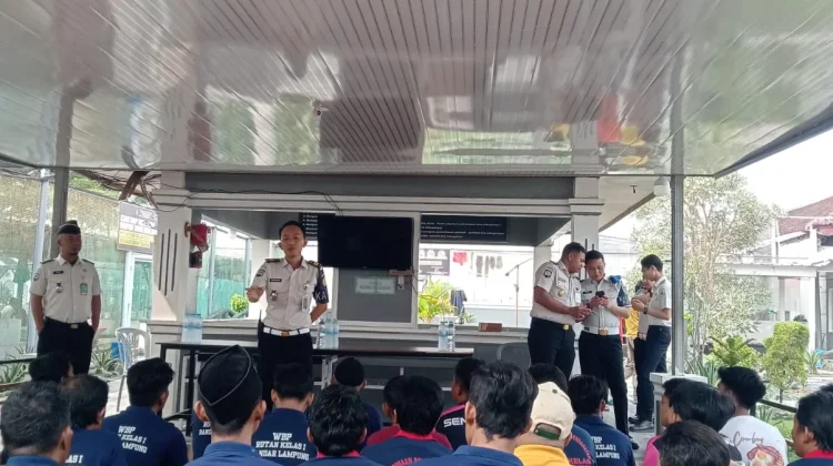 Perkuat Keamanan & Pelayanan, Rutan Bandar Lampung Gelar Sosialisasi di Blok Hunian