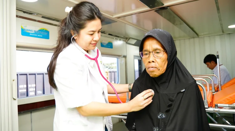 KAI Tanjungkarang Gelar Rail Clinic di Stasiun Sukamenanti