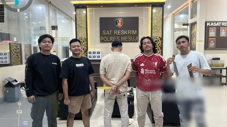 Pelaku Bawa Pisau Diamankan usai Kasus Viral