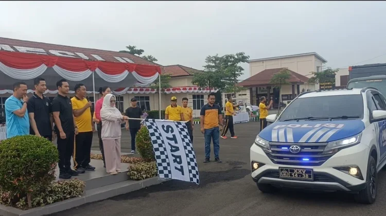 Polres Mesuji Lepas 500 Paket Sembako untuk Warga