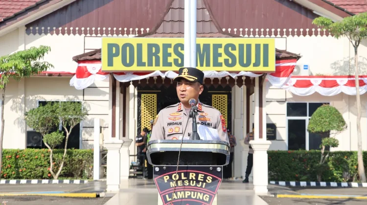Kapolres Tekankan Koordinasi Pengamanan Kunjungan Jokowi Mesuji