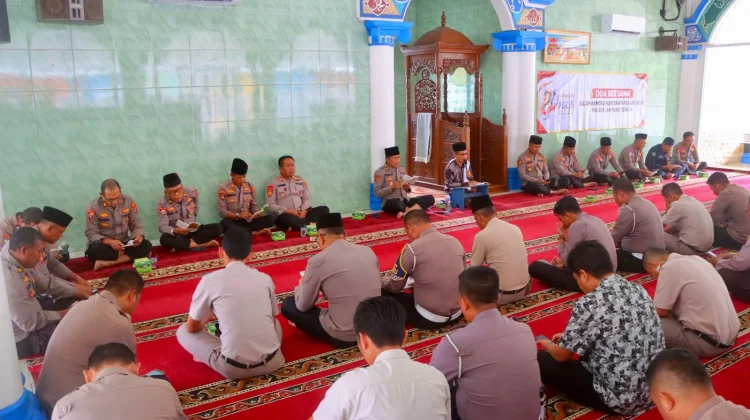 Sambut Hari Bhayangkara ke-80, Polres Lampung Tengah Gelar Doa dan Dzikir Bersama
