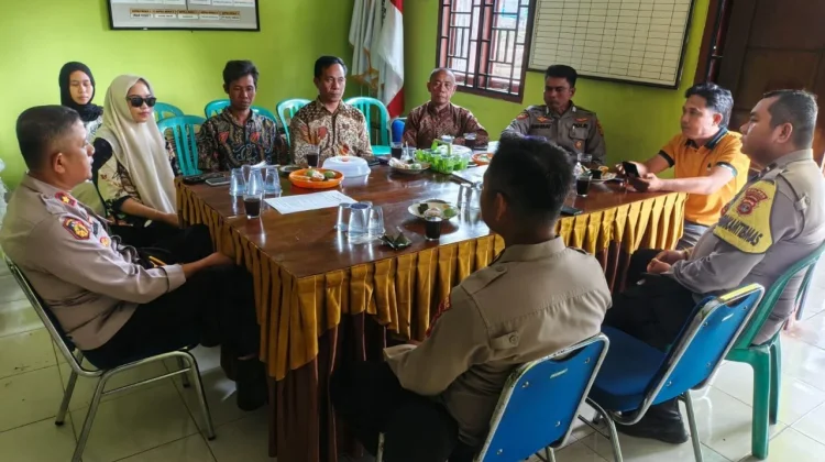 Polsek Sungkai Selatan Beri Imbauan Kamtibmas jelang PAW Kepala Desa Sirna Galih