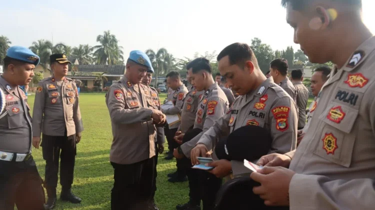 Bidang Propam Polda Lampung Gelar Gaktibplin di Polres Lampung Timur