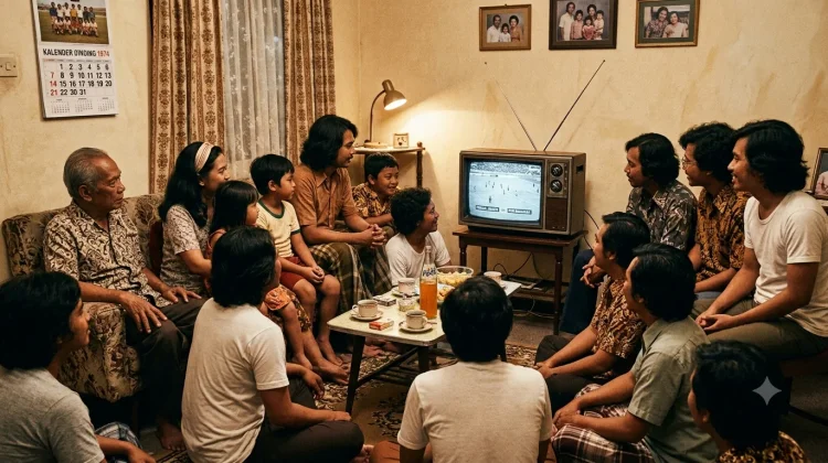 Mengintip Kehangatan Nobar Piala Dunia Tempo Dulu: Satu TV untuk Satu Kampung