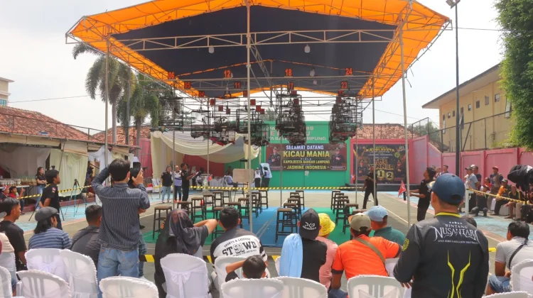 Polresta Bandar Lampung Rangkul Kicau Mania lewat Ajang Bergengsi