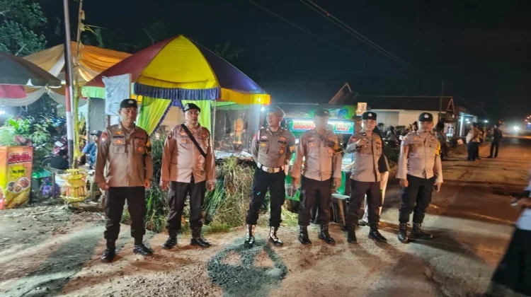 Polsek Abung Semuli Amankan Sholawatan Gus Rodhi