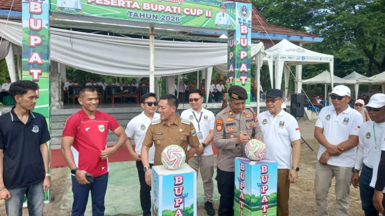 Polres Pesisir Barat Amankan Jalannya Turnamen Bupati Cup