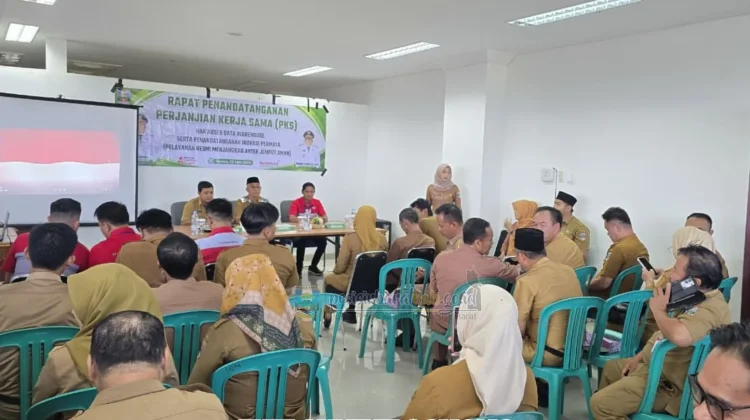 Pemkab Pesisir Barat Perkuat Layanan Publik Melalui Kerja Sama Data Warehouse (DWH)