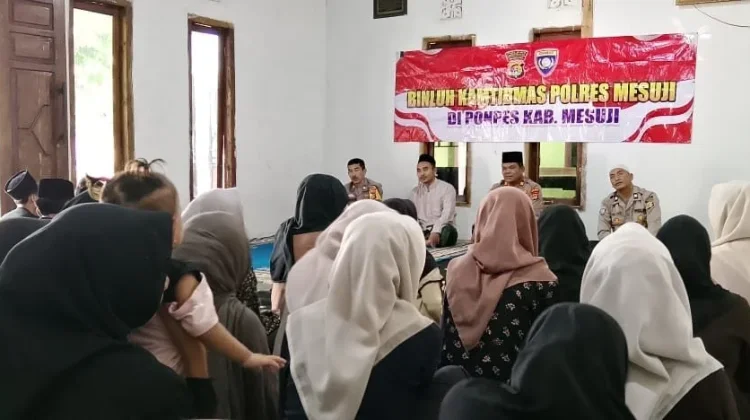 Polres Mesuji Perkuat Sinergi Dengan Ponpes Roudhotul Istiqomah