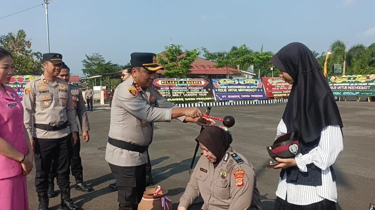 Kapolres Mesuji Ingatkan Tanggung Jawab usai Naik Pangkat