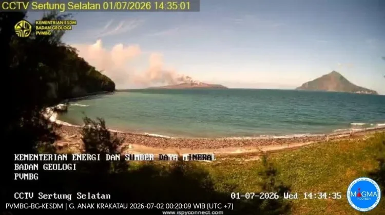 Gunung Anak Krakatau Erupsi Naik Dari Level II Menjadi Level III Siaga