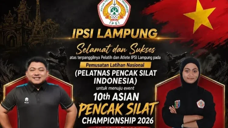 IPSI Lampung Lepas Atlet dan Pelatih ke Pelatnas