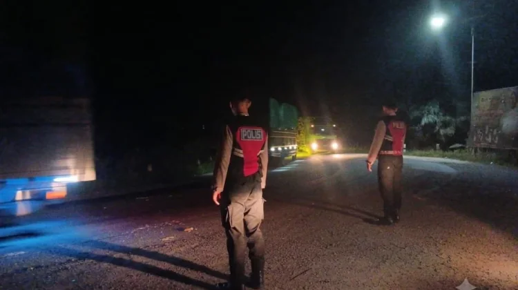 Patroli Malam Polres Mesuji Tingkatkan Rasa Aman