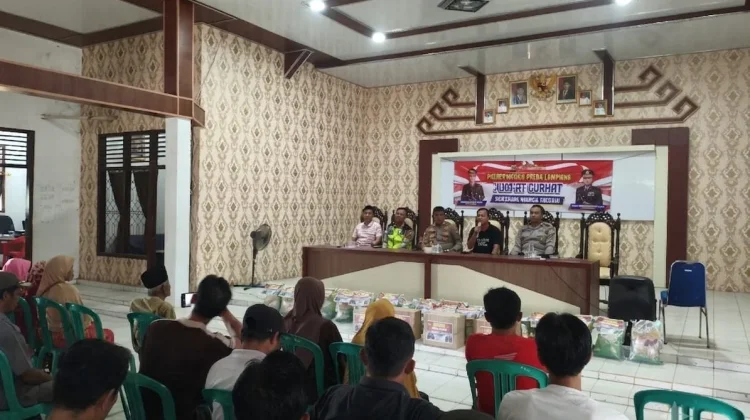 Jumat Curhat Polres Mesuji Serap Aspirasi Warga