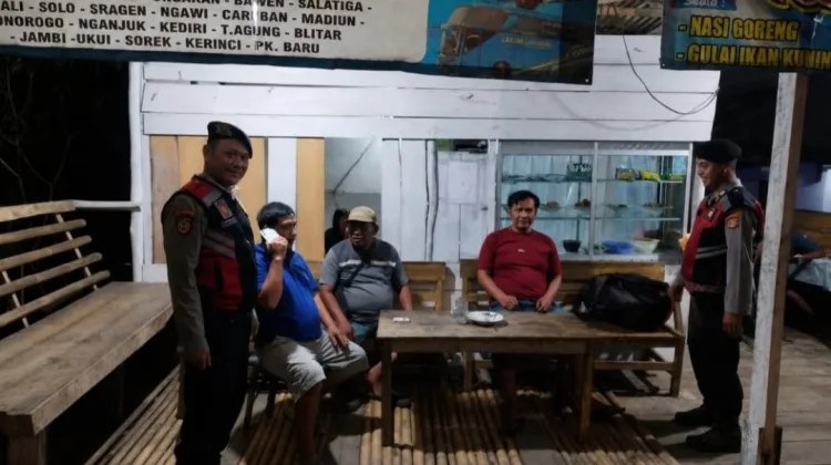Patroli Janji Jaga Amankan Jalintim Mesuji Malam Hari