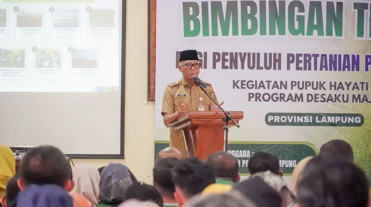 Gubernur Lampung Dorong Penggunaan Pupuk Hayati Cair