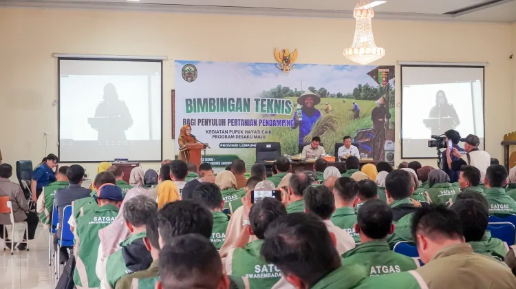 Kementan Apresiasi Lampung Perkuat SDM Penyuluh